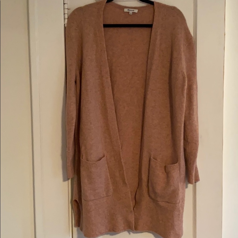 Madewell Kent Cardigan Heather Carnation